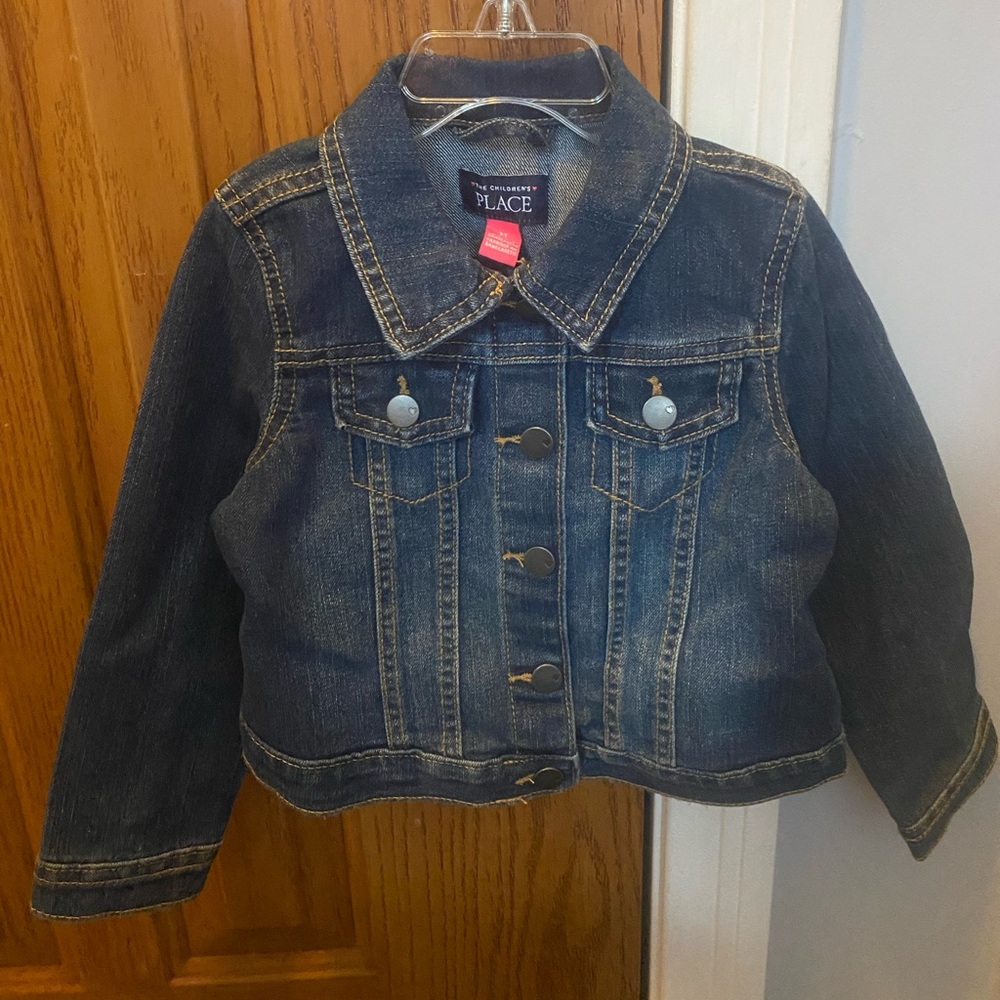 The children’s place denim jean jacket 3T